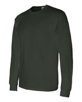 Gildan G840 Adult 50/50 Long-Sleeve T-Shirt #color_FOREST GREEN