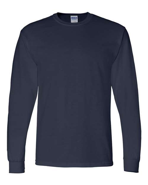 Gildan G840 Adult 50/50 Long-Sleeve T-Shirt #color_NAVY
