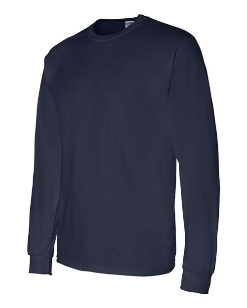 Gildan G840 Adult 50/50 Long-Sleeve T-Shirt #color_NAVY