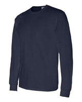 Gildan G840 Adult 50/50 Long-Sleeve T-Shirt #color_NAVY