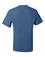 Hanes 5190P Adult Beefy-T with Pocket #color_DENIM BLUE