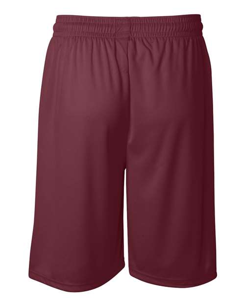 "Badger 4109 B-Core 9" Shorts #color_Cardinal"