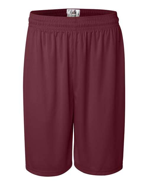 "Badger 4109 B-Core 9" Shorts #color_Cardinal"