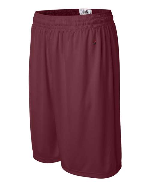 "Badger 4109 B-Core 9" Shorts #color_Cardinal"