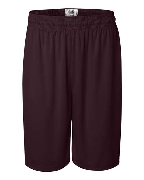 "Badger 4109 B-Core 9" Shorts #color_Maroon"