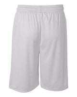 "Badger 4109 B-Core 9" Shorts #color_White"