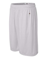 "Badger 4109 B-Core 9" Shorts #color_White"