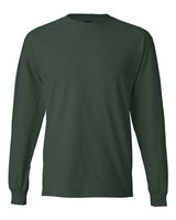 Hanes 5186 Adult Long-Sleeve Beefy-T #color_DEEP FOREST