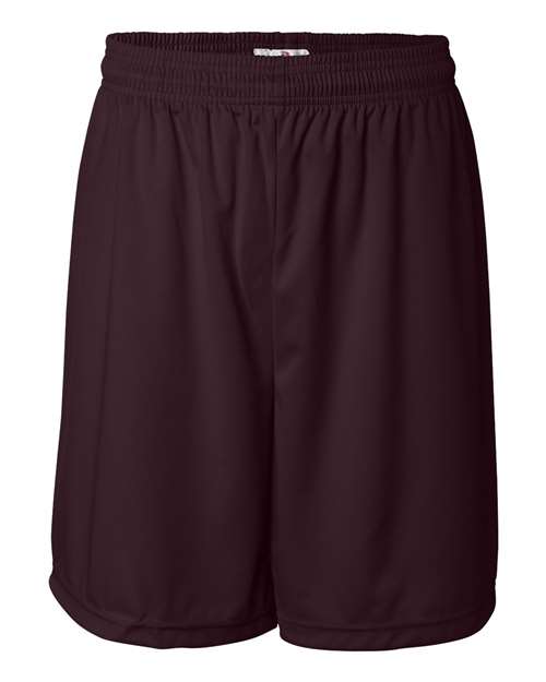 "Badger 4107 B-Core 7" Shorts #color_Maroon"