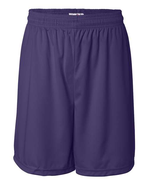 "Badger 4107 B-Core 7" Shorts #color_Purple"