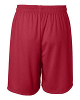"Badger 4107 B-Core 7" Shorts #color_Red"