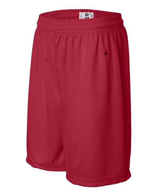 "Badger 4107 B-Core 7" Shorts #color_Red"