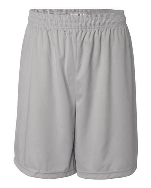 "Badger 4107 B-Core 7" Shorts #color_Silver"