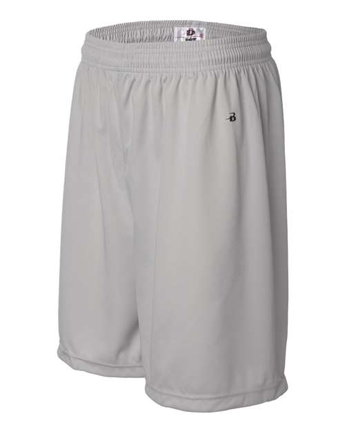 "Badger 4107 B-Core 7" Shorts #color_Silver"