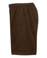 ""Badger 7216 Women's Pro Mesh 5" Shorts with Solid Liner" #color_Brown"