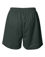 ""Badger 7216 Women's Pro Mesh 5" Shorts with Solid Liner" #color_Forest"