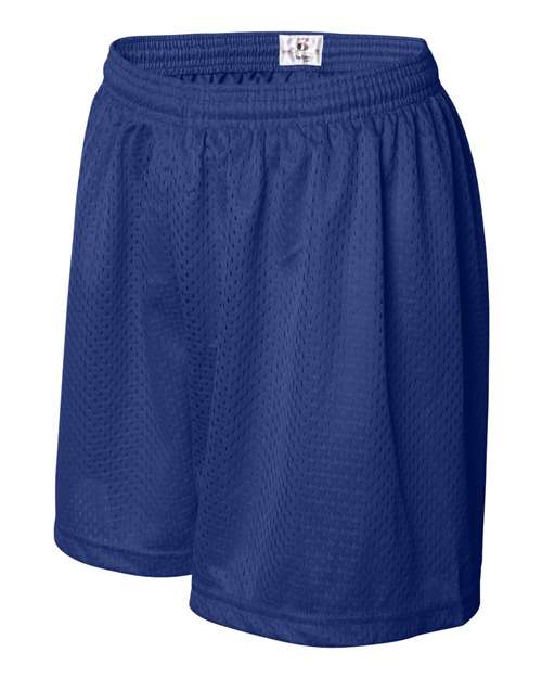 ""Badger 7216 Women's Pro Mesh 5" Shorts with Solid Liner" #color_Royal"