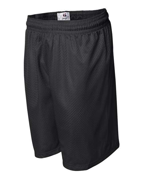 ""Badger 7207 Pro Mesh 7" Shorts" #color_Black"