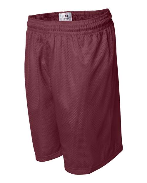 ""Badger 7207 Pro Mesh 7" Shorts" #color_Cardinal"
