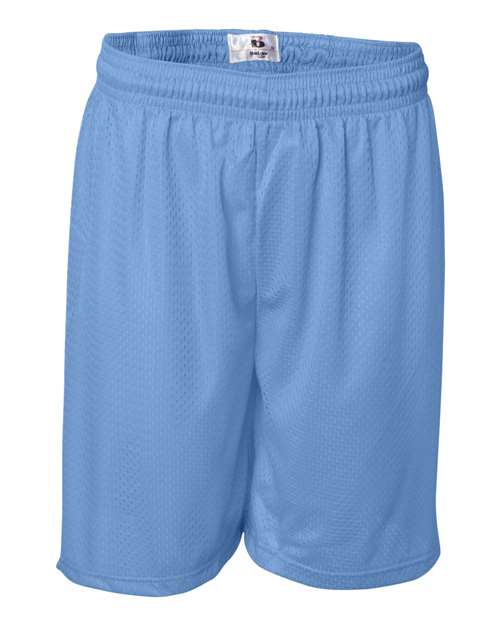 ""Badger 7207 Pro Mesh 7" Shorts" #color_Columbia Blue"