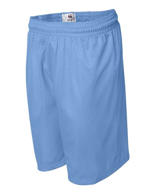 ""Badger 7207 Pro Mesh 7" Shorts" #color_Columbia Blue"