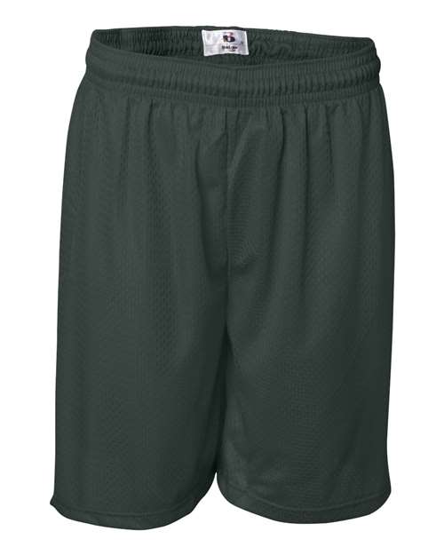""Badger 7207 Pro Mesh 7" Shorts" #color_Forest"
