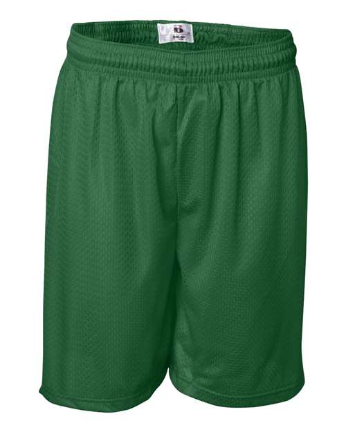 ""Badger 7207 Pro Mesh 7" Shorts" #color_Kelly"