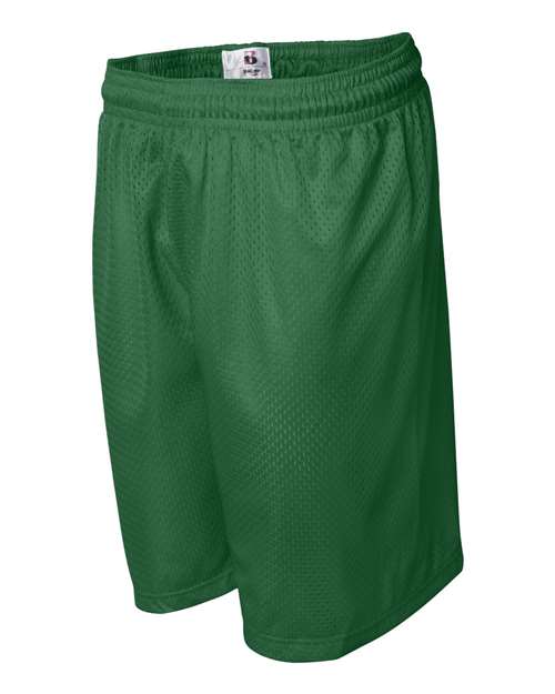 ""Badger 7207 Pro Mesh 7" Shorts" #color_Kelly"