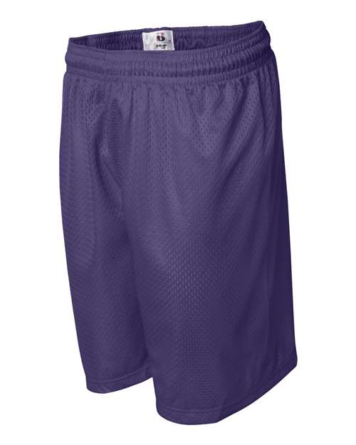 ""Badger 7207 Pro Mesh 7" Shorts" #color_Purple"