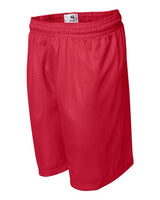 ""Badger 7207 Pro Mesh 7" Shorts" #color_Red"