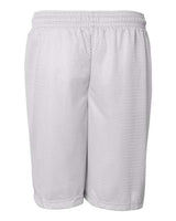 ""Badger 7207 Pro Mesh 7" Shorts" #color_White"
