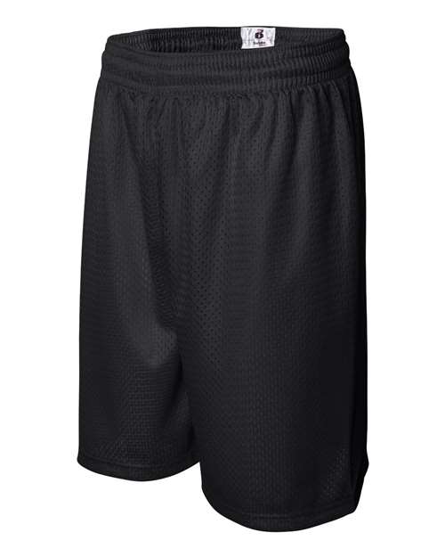 ""Badger 7209 Pro Mesh 9" Shorts" #color_Black"