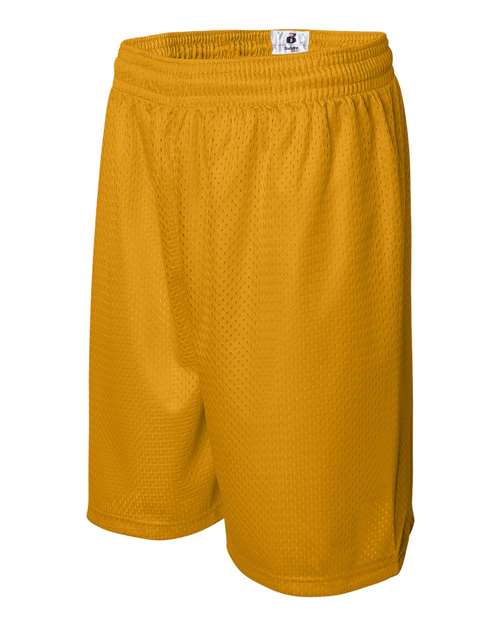 ""Badger 7209 Pro Mesh 9" Shorts" #color_Gold"