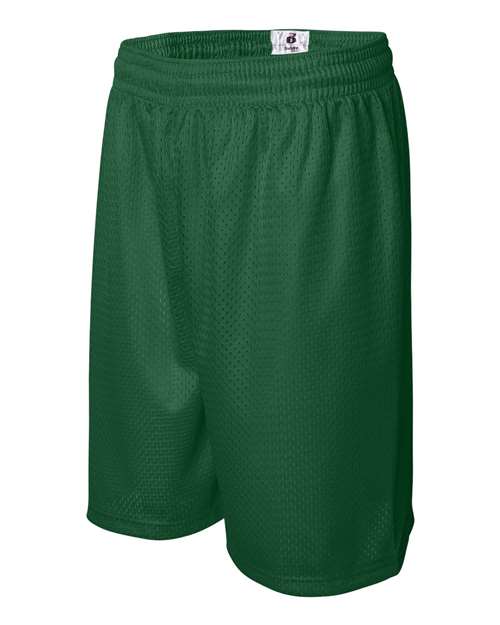 ""Badger 7209 Pro Mesh 9" Shorts" #color_Kelly"