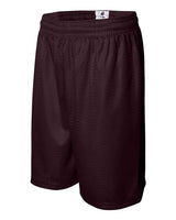 ""Badger 7209 Pro Mesh 9" Shorts" #color_Maroon"