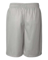 ""Badger 7209 Pro Mesh 9" Shorts" #color_Silver"