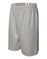 ""Badger 7209 Pro Mesh 9" Shorts" #color_Silver"