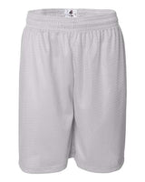 ""Badger 7209 Pro Mesh 9" Shorts" #color_White"