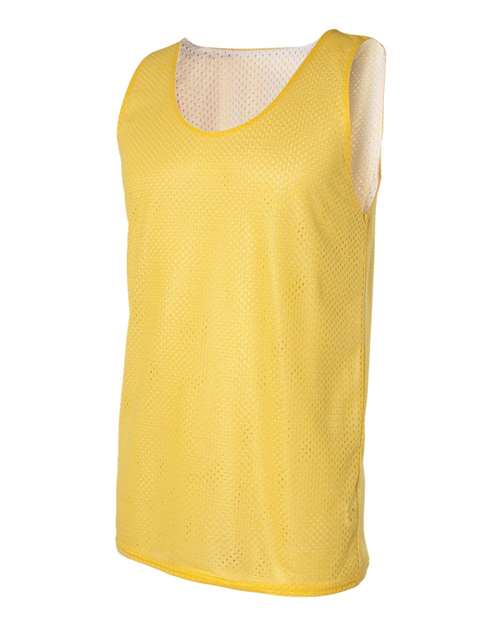 Badger 8529 Pro Mesh Reversible Tank Top #color_Gold/ White