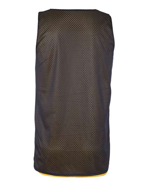 Badger 8529 Pro Mesh Reversible Tank Top #color_Navy/ Gold