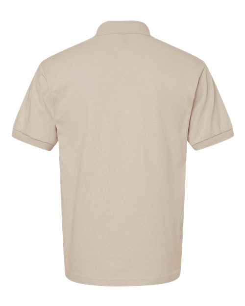 Gildan G880 Adult 50/50 Jersey Polo #color_SAND