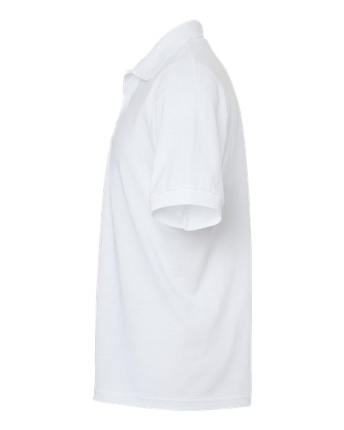 Gildan G880 Adult 50/50 Jersey Polo #color_WHITE
