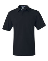 Jerzees 436P Adult SpotShield Pocket Jersey Polo #color_BLACK