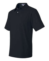 Jerzees 436P Adult SpotShield Pocket Jersey Polo #color_BLACK