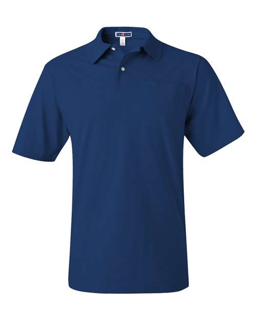 Jerzees 436P Adult SpotShield Pocket Jersey Polo #color_ROYAL