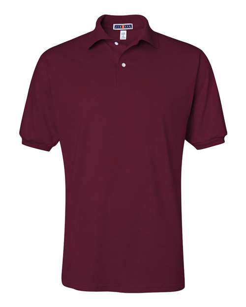 Jerzees 437 Adult SpotShield Jersey Polo #color_MAROON