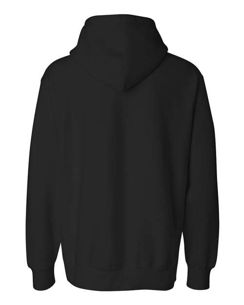 Weatherproof 7700 Cross Weave Hooded Sweatshirt #color_Black