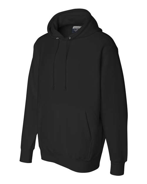 Weatherproof 7700 Cross Weave Hooded Sweatshirt #color_Black