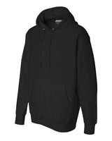 Weatherproof 7700 Cross Weave Hooded Sweatshirt #color_Black