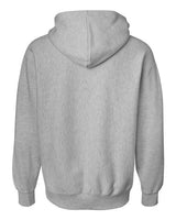 Weatherproof 7700 Cross Weave Hooded Sweatshirt #color_Heather Grey